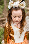 Great Pretenders Verkleedkledij Woodland vossenjurk met hoofdband - Oranje - Maat 3-4 jaar