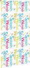vidaXL - Doucherolgordijn - 120x240 - cm - stofbreedte - 116 - cm