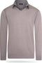 Cappuccino Italia - Heren Trui Mock Pullover - Grijs - Maat L