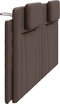 vidaXL - Hoofdbordkussen - 200 - cm - kunstleer - bruin