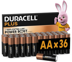 Duracell Plus AA - alkaline batterijen - 1,5V LR6 - tot 150% extra levensduur (stuks)