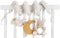 Little Dutch - Activiteitenspiraal Newborn Naturals - Zachte structuren en rammelende details - Beige
