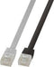LogiLink CF2111U RJ45 Netwerkkabel, patchkabel CAT 6 U/UTP 20.00 m Wit Zeer flexibel 1 stuk(s)