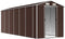 vidaXL - Tuinschuur - 191x555x198 - cm - gegalvaniseerd - staal - bruin
