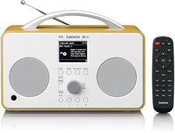 Lenco PIR-645WH - DAB+ Radio - Bluetooth 4.2 - 2,4 inch TFT LCD scherm