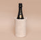 MOOISA - Travertine wijnkoeler - Vaas Travertine Ø12x18cm - rond marmer dienblad - vierkant marmer dienblad - decoratie schaal - tapasplank - serveerplank