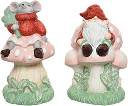 Paddestoel terracotta multi assorti