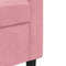 vidaXL - Tweezitsbank - 140 - cm - fluweel - roze