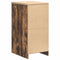 vidaXL - Garagekast - 40x51x85 - cm - massief - grenenhout - gerookt - eiken