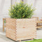 vidaXL - Plantenbak - 80x80x72 - cm - massief - grenenhout
