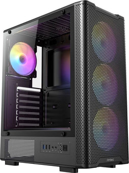 Antec VX310 ARGB - Behuizing - ATX Micro-ATX Mini-ITX - Gehard glas - 34,13L
