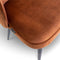 Liviza Stoel Loka Terracotta - Velvet - Rond Terra - 78 cm , 525 cm , 62 cm