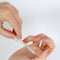 LAUED Nagelstickers - Nail Wraps - 16 Extreem Dunne Nagellak Stickers - Manicure Nail Art Folie - Creamy Red Beauty