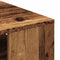 vidaXL - Salontafel - 55x55x42 - cm - bewerkt - hout - oud - houtkleurig