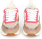 POSH by Poelman CAROCEL - Dames sneakers - Imitatieleer panterprint - Beige