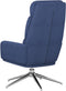 vidaXL Relaxstoel stof blauw