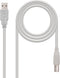 USB 2.0 Cable NANOCABLE Beige