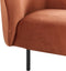 Fauteuil LOEN Fluweel Oranje