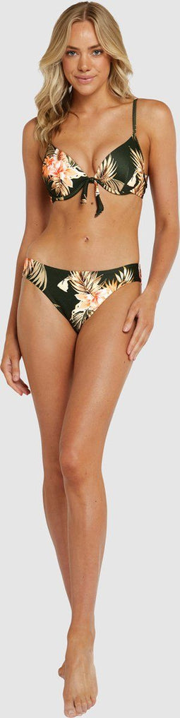 BAKU HONOLULU REGULAR - Bikini broekje - Gebloemd - Olive (2023)