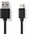 Nedis CCGB60600BK30 - USB C 2.0-kabel - 300 cm - Zwart