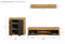 Furnilux Jam - Woonkamercombinatie - Grijs melamine Wotan eiken - 35x255x159cm