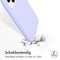 Accezz Liquid Silicone Backcover iPhone 14 - MagSafe - Schokabsorberend - Paars