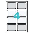 Klika - Business cards 86x54mm +laminaat 20 st - 9 stuks