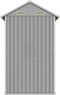 vidaXL - Tuinschuur - 192x152,5x237 - cm - gegalvaniseerd - staal - lichtgrijs