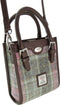 Mini Handtas Keltie Zacht Roze Buchanan - Schouderband - Harris Tweed - Glen Appin of Scotland