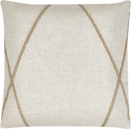 LICUALA - Sierkussen set van 2 - Beige - 45 x 45 cm - Polyester