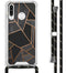 iMoshion Hoesje Geschikt voor Huawei P30 Lite Hoesje Met Koord - iMoshion Design Hoesje met Koord - Zwart / Meerkleurig / Goud / Black Graphic