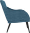 VDXL Fauteuil 63x76x80 cm fluweel blauw