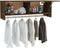 vidaXL - Kledingkast - 100x32,5x35 - cm - bewerkt - hout - bruin - eikenkleur