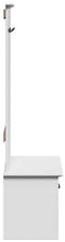vidaXL - Gangkast - met - haken - BODO - 50x40x157 - cm - wit