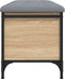 vidaXL - Opbergbankje - 82x42x45 - cm - bewerkt - hout - sonoma - eikenkleurig