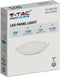 V-TAC VT-1807RD-N Ronde LED Mini-panelen - Premium Serie - IP20 - Wit - 18W - 1400 Lumen - 4000K