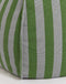 Nobodinoz Vibes zitzak - Ø70xH30cm - Green Blue Stripes