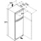 Liebherr CTele 2931 - Dubbeldeurs koelkast - 270 liter - Edelstaal-look