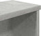 vidaXL - Keukenrek - stapelbaar - 50x15x16 - cm - bewerkt - hout - betongrijs
