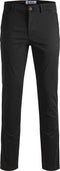 JACK & JONES JJIMARCO JJBOWIE SA - Chinobroek - Slim fit - Zwart