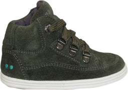 Bunnies JR Sjimmie Stoer - Hoge Sneakers - Suède - Groen (maat 20 t/m 27)