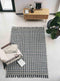 Brink en Campman - Atelier Coco 49903 Vloerkleed - 250x350 - Rechthoek - Laagpolig Tapijt - Modern - Bruin, Zwart_wit