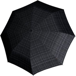Knirps T-200 Medium Duomatic Paraplu checks black