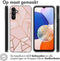 iMoshion Hoesje Geschikt voor Samsung Galaxy A14 (5G) / A14 (4G) Hoesje Siliconen - iMoshion Design hoesje - Roze / Pink Graphic