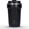 Castagnola Thermosbeker - Koffiebeker To Go - Dubbelwandig RVS - 380 ML - Zwart - Octagon