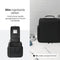 ONYX Toilettas L - Cosmetica Organizer - Ingebouwde Spiegel en Ophanghaak - Zwart