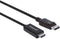 Manhattan 153218 - DisplayPort naar HDMI Kabel - 4K@60Hz 3m Zwart