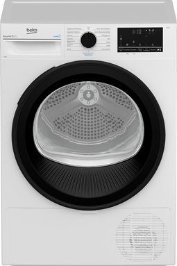 Beko B3to82c9w - Warmtepompdroger - 8 kg - 64 dB - Energieklasse C - Wit