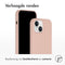 Accezz iPhone 15 - Liquid Silicone Backcover met MagSafe - Schokabsorberend - Roze
