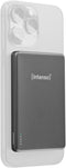 Intenso MW5000 - Magnetische Powerbank - 5000 mAh - Draadloos opladen tot 15W - Grijs